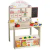 roba® Kaufladen Minishop, natur, mit Theke und Tafel