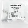 KIT Befestigung WC Schraube Messing 6X70 Fischer