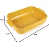 Peugeot Auflaufform rechteckig 40 cm safrangelb, Auflaufform, Gelb
