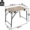 wolfcraft, Werkbank + Arbeitsbock, 1 MASTER work 1600 Arbeitstisch (11...