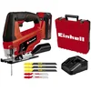 Einhell Akku-Stichsäge TC-JS 18 Li (1x2,5 Ah), inklusive Koffer, Akku ...