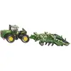 SIKU 1856 John Deere 9630 Traktor mit Amazone Grubber, 1:87 Maßstab Mo...