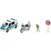 2562 SUPER VW T6 mit BMW Polizeimotorrad, Modellfahrzeug