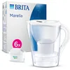 BRITA Marella Weiß 2,4L Wasserfilterkanne inkl. 6 MAXTRA PRO Filtern -...