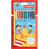 Stabilo, Malstifte, Trio dick Dreikant-Buntstift mit Spitzer (12x)