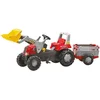 Rolly Toys® Trettraktor rollyJunior RT mit Frontlader und Anhänger