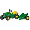 Rolly Toys® Trettraktor rollyKid John Deere mit Anhänger