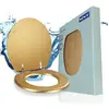 WENKO WC-Sitz Mod. Aldeno Gold matt, aus MDF