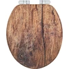 WC-Sitz Rustic Braun