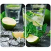 WENKO Herd-Abdeckplatte Universal Modell Mojito, Glas, (Set, 2 tlg), H...
