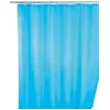 WENKO Duschvorhang Uni Light Blue Breite 180 cm, Höhe 200 cm, Polyeste...