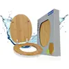WENKO WC-Sitz Bambus Dunkel (1-St)