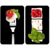 WENKO Herd-Abdeckplatte Universal Modell Caprese, Glas, (Set, 2 tlg), ...