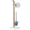 WENKO WC-Garnitur Samona Nature, mit Papierrollenhalter