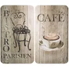 WENKO Herd-Abdeckplatte Universal Modell Bistro, Glas, (Set, 2 tlg), H...