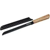 NIROSTA Brotmesser Flow Fair schwarz, 33,5cm