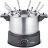 Severin Fondueset Edelstahl Elektrisch FO 2470   Mit 8 markierten Gabe...
