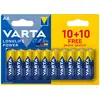 Varta Longlife Power AA Pack (20 Stk., AA, 2960 mAh), Batterien + Akku...