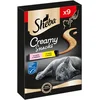 Sheba SHEBA® Beutel Creamy Snacks mit Huhn und Lachs 9 x 12g, Snack fü...