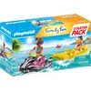PLAYMOBIL Family Fun 70906 Starter Pack Wasserscooter mit Bananenboot