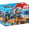 PLAYMOBIL Stuntshow 70820 Starter Pack Stuntshow Quad mit Feuerrampe