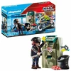 Polizeimotorrad mit Dieb Playmobil City 16x12x4,6 cm