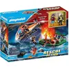 PLAYMOBIL Rescue Action Coastal Fire Mission, Spielzeugfigurenset, 5 J...