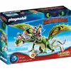 PLAYMOBIL Dragons 70730 Dragon Racing: Raffnuss und Taffnuss mit Kotz ...