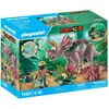 Triceratops-Figur mit Baby und Explorer Playmobil 18,7x9,2x24,8 cm