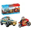 Pick-up Polizei Motorrad 2 Simulationsspiel Playmobil TU