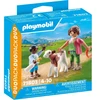 PLAYMOBIL Bäuerin mit Kind und Kalb, 4 Jahr(e), Mehrfarbig, Kunststoff