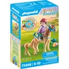 PLAYMOBIL Horses of Waterfall 71498 Kind mit Pony und Fohlen