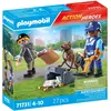 Polizeisimulationsspiel Hund und Dieb Playmobil 14,2x14,2x4,1 cm
