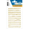 HERMA Etiketten HERMA Buchstaben-Sticker A-Z, Folie wetterfest, gold