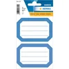 HERMA Schuletiketten blauer Rand