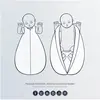 Julius Zöllner, Babyschlafsack, Jersey Schlafsack - Little Bow (2.5 TO...