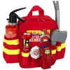 Theo Klein Kostüm 8900 PRO - Feuerwehr Rucksack mit Zubehör