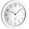 TFA® Funkwanduhr 60.3512.02 Ø 30.2 cm silber
