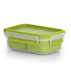 emsa Lunchbox CLIP & GO 5.8 cm hoch 0,55 l transparent/grün