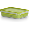 emsa Lunchbox CLIP & GO 5.8 cm hoch 1,2 l transparent/grün