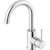 Waschtischarmatur Lenz BOW² Chrom   360° schwenkbar, Pop-Up Ventil, Ea...