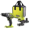RYOBI 18 V ONE+ Akku-Bohrschrauber R18DD3-220S, max. 50 Nm Drehmoment,...