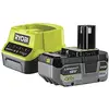 Ryobi One+ 18V 4Ah Akku mit Schnellladegerät 2A