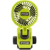 RYOBI 4 V USB Akku-Clip-Ventilator, 325° drehbar, Mini-Ventilator ohne...