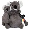 Les Degligos Grauer Koala Plüsch mit Baby