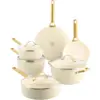 GreenPan Padova Reserve Topf-/Pfannenset 10-teilig Cream White