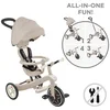 Globber Dreirad 637-566 GLOBBER EXPLORER TRIKE 4in1 ECO kokos weiß
