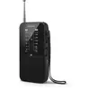 Philips TAR1509/00, Tragbar, Analog, AM, FM, Analog, 3,5 mm, Schwarz