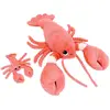 Les Ptipotos Iloveyou The Lobster Kuscheltier - Coral