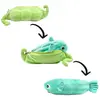 2-in-1 Fisch-Erbsen Plüschtier   Verwandelbares Kuscheltier